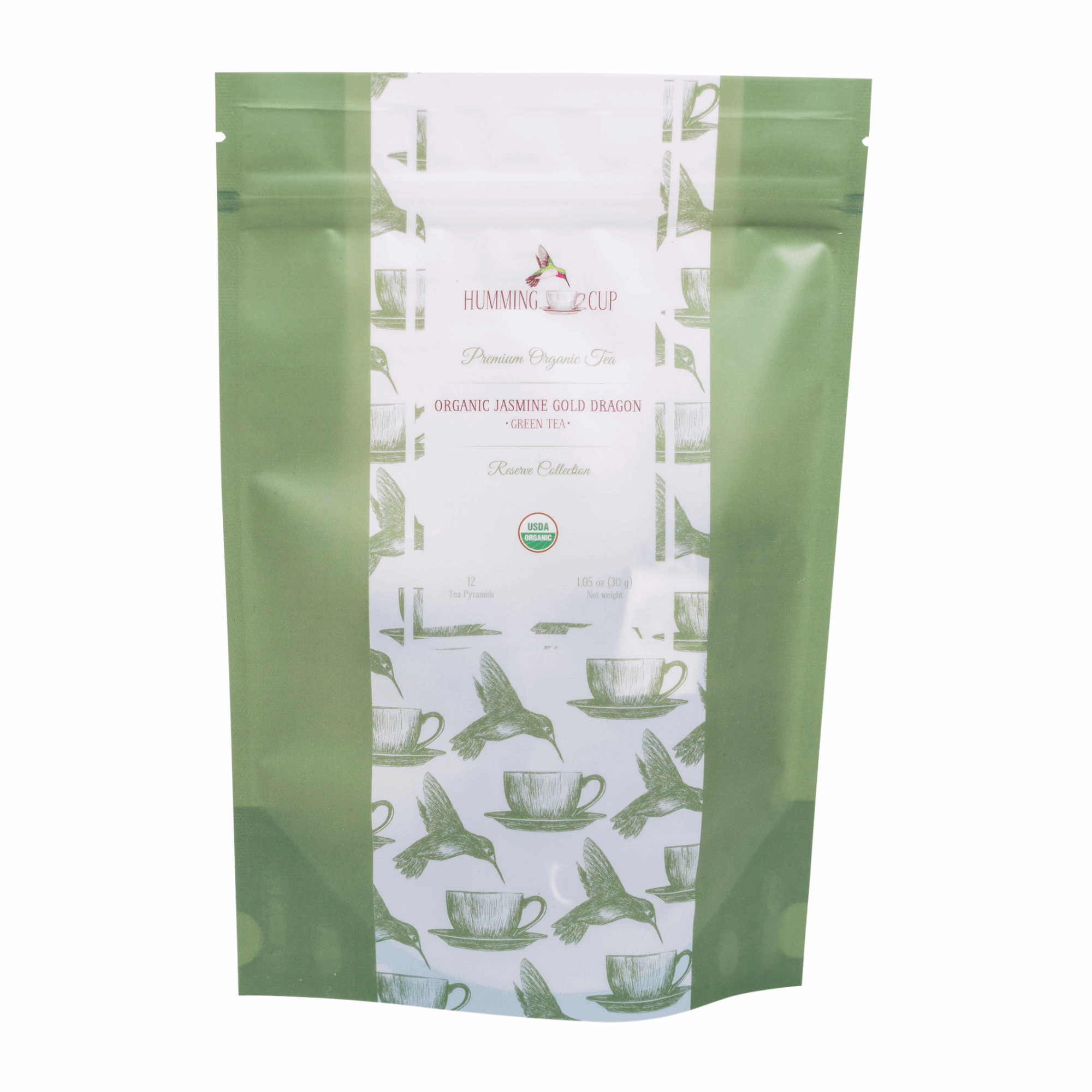 Jasmine Gold Dragon Green Tea Pyramids