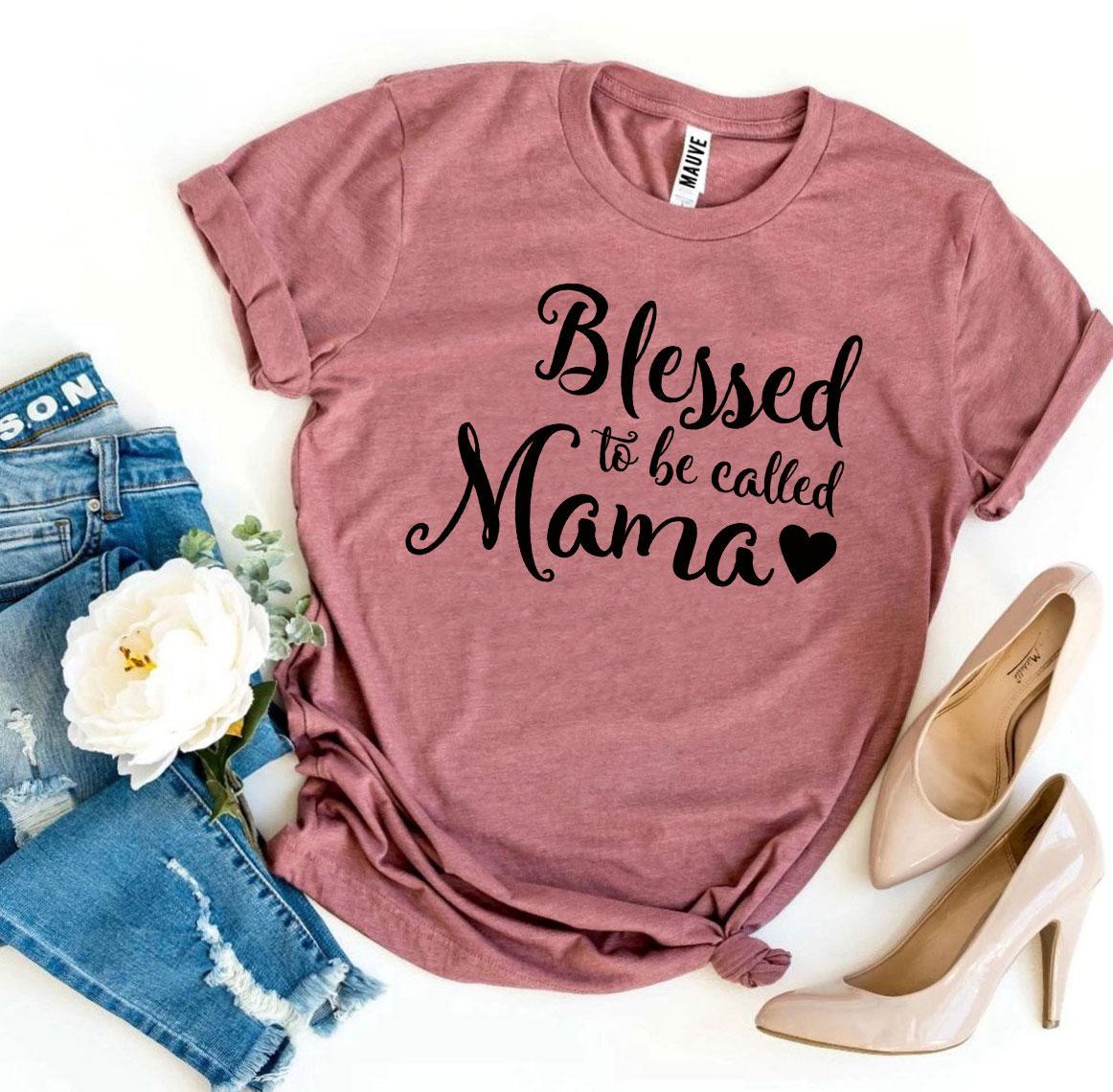 Blessed to Be Called Mama Christian T Shirts