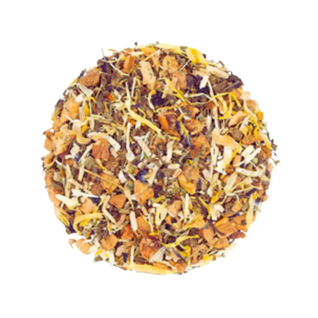 Organic Blue Sunshine Lemon Balm Tea; Humming Cup Tea