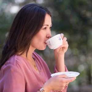 Organic Strawberry Green Tea Humming Cup Tea