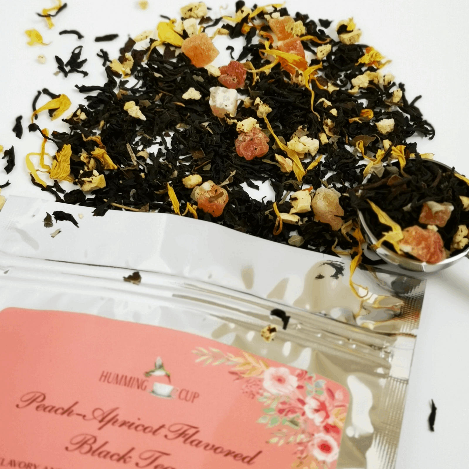Peach - Apricot Flavored Black Loose Tea