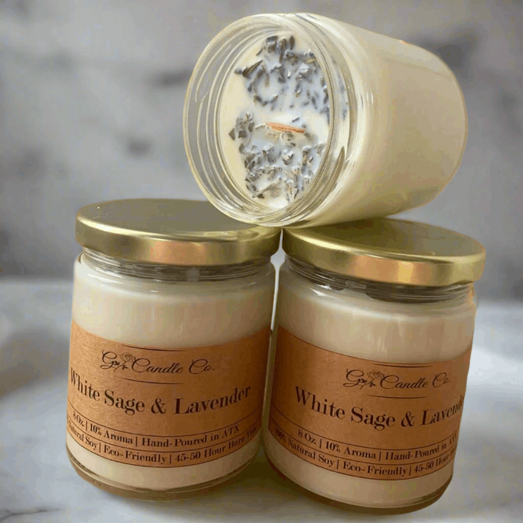 English Garden Natural Handmade Soy Candles