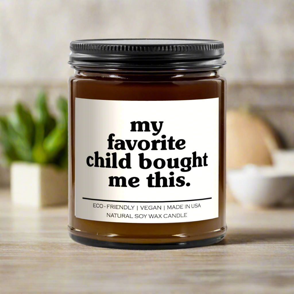 Sustainable Soy Candle - Eco friendly - Nontoxic - Funny