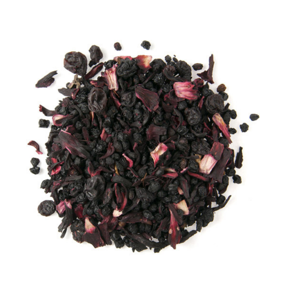 Organic Elderberry Hibiscus Loose Leaf Tea