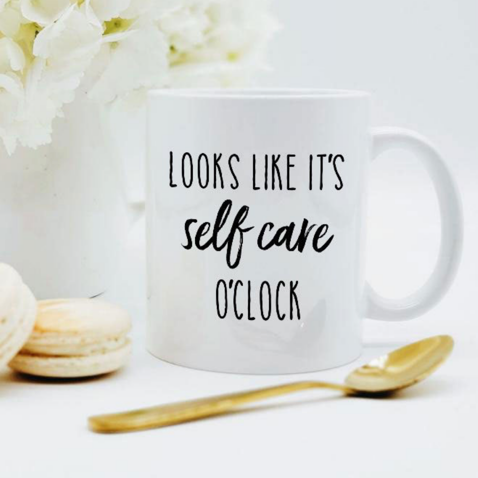 Self-Care O'Clock Mug for Coffee-Tea